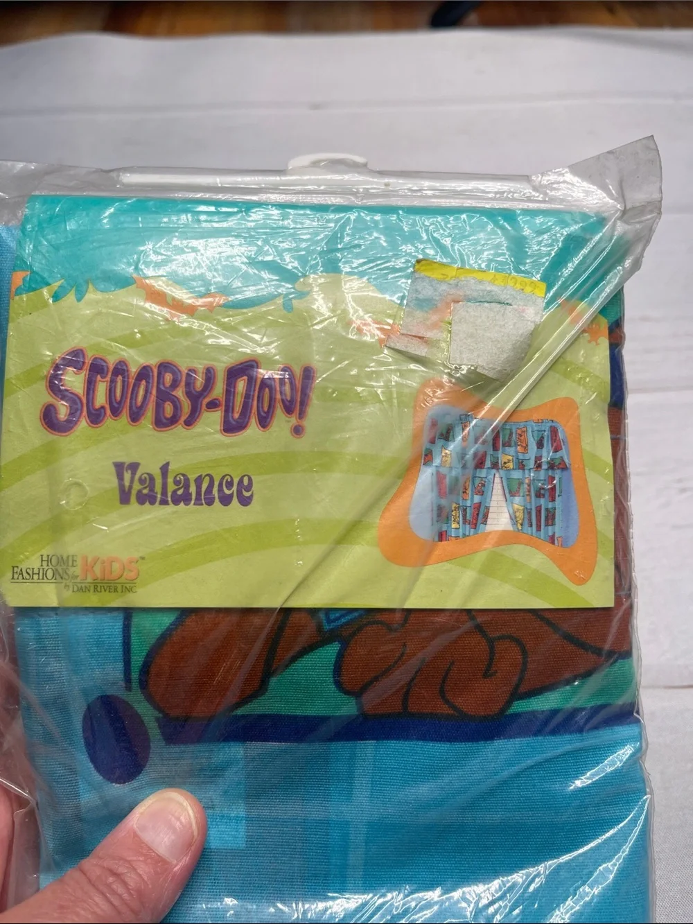 Vtg Scooby-Doo Valance New Pop Art USA Made Window Covering Bedroom Cartoon y2K